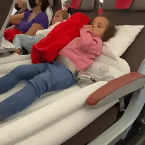 Colchón de viaje para avión y carro