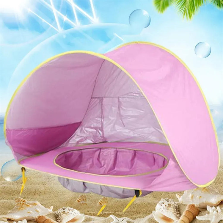 Carpa con piscina para la playa