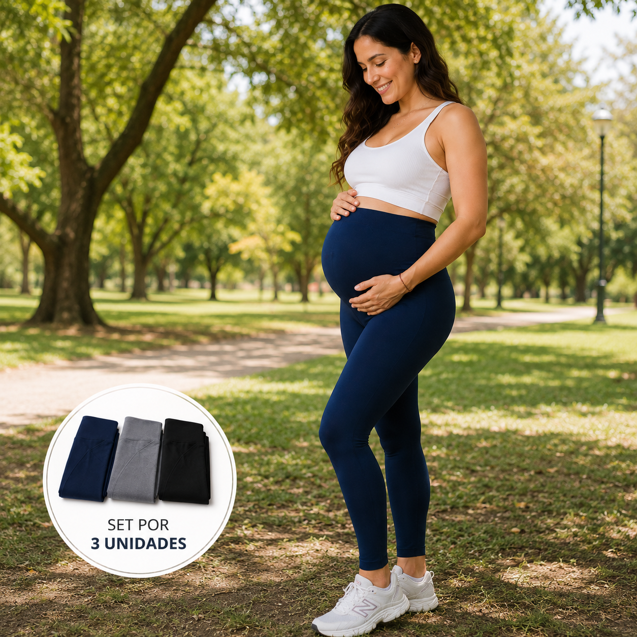 Leggins para embarazadas | PACK 3 COLORES