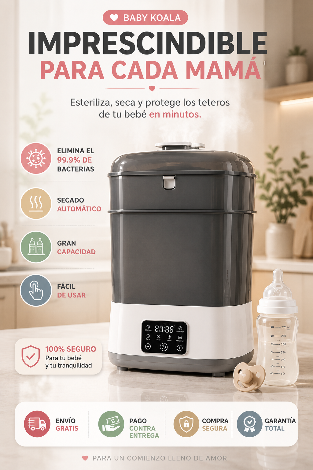 Esterilizador de teteros