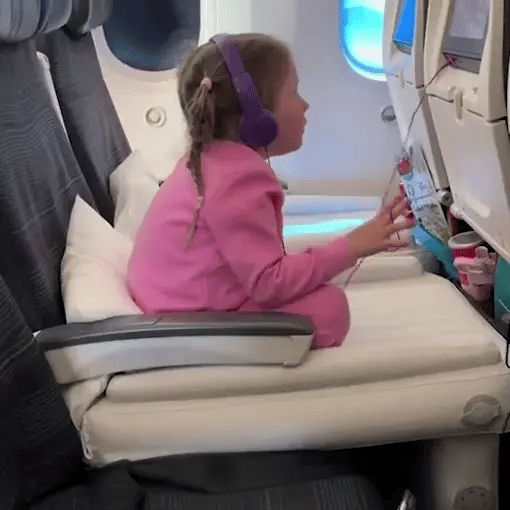 Colchón de viaje para avión y carro