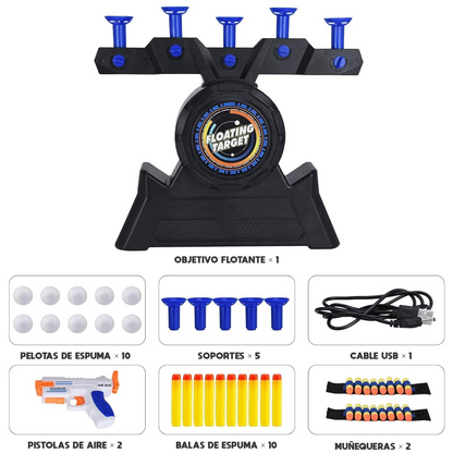 JUEGO FLOATING TARGET / Blaster de dardos